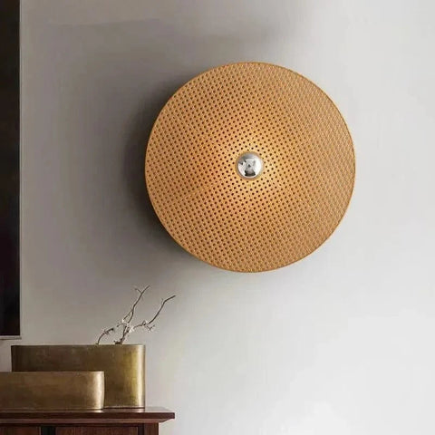 applique murale boheme en bambou