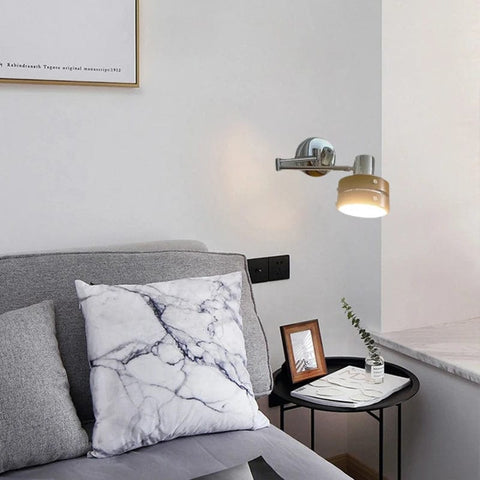 applique murale bois design chambre hotel