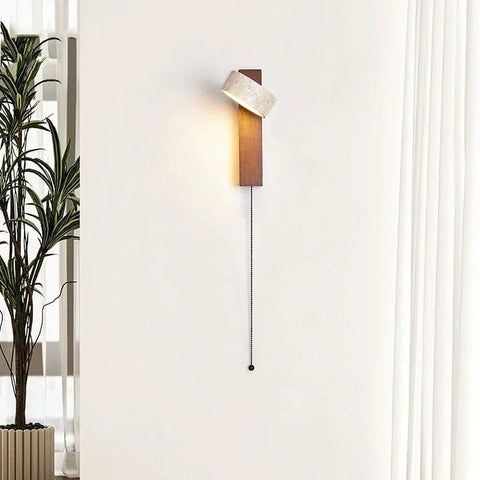 applique murale en bois