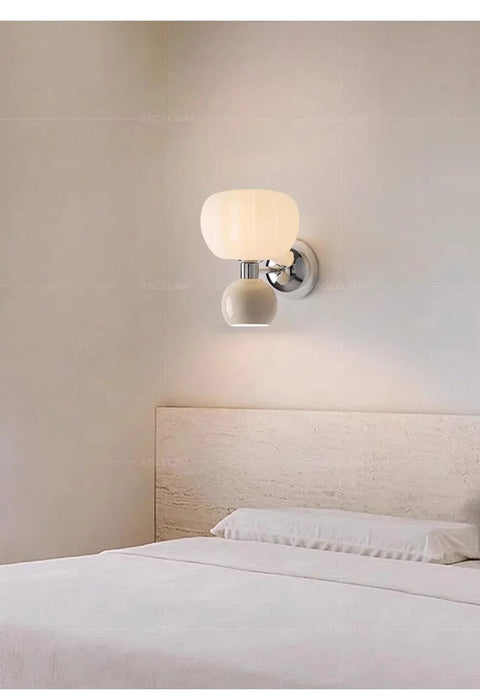 applique murale chambre en blanc moderne