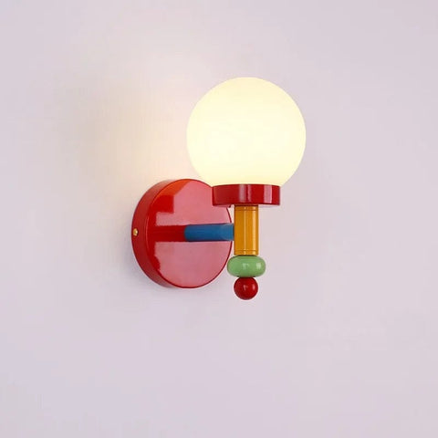 applique murale coloree vintage salon