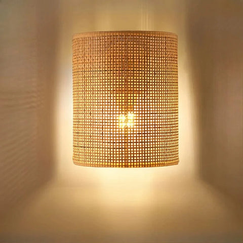 applique murale en bambou