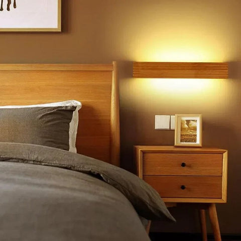 applique murale en bois chambre