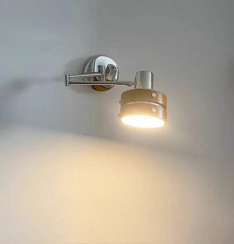 applique murale en bois design allume