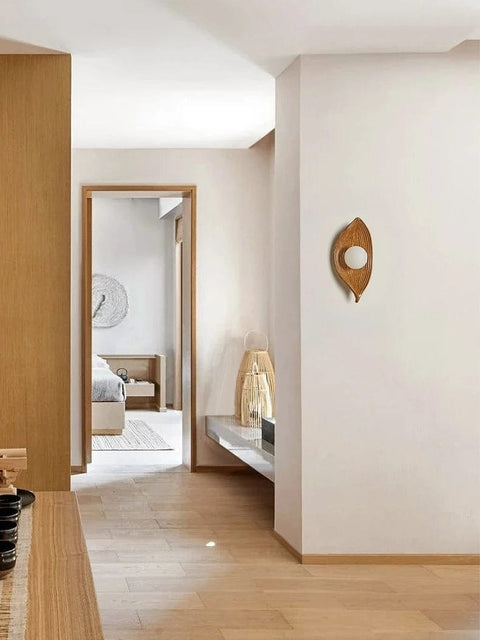 applique murale en marron LED couloir