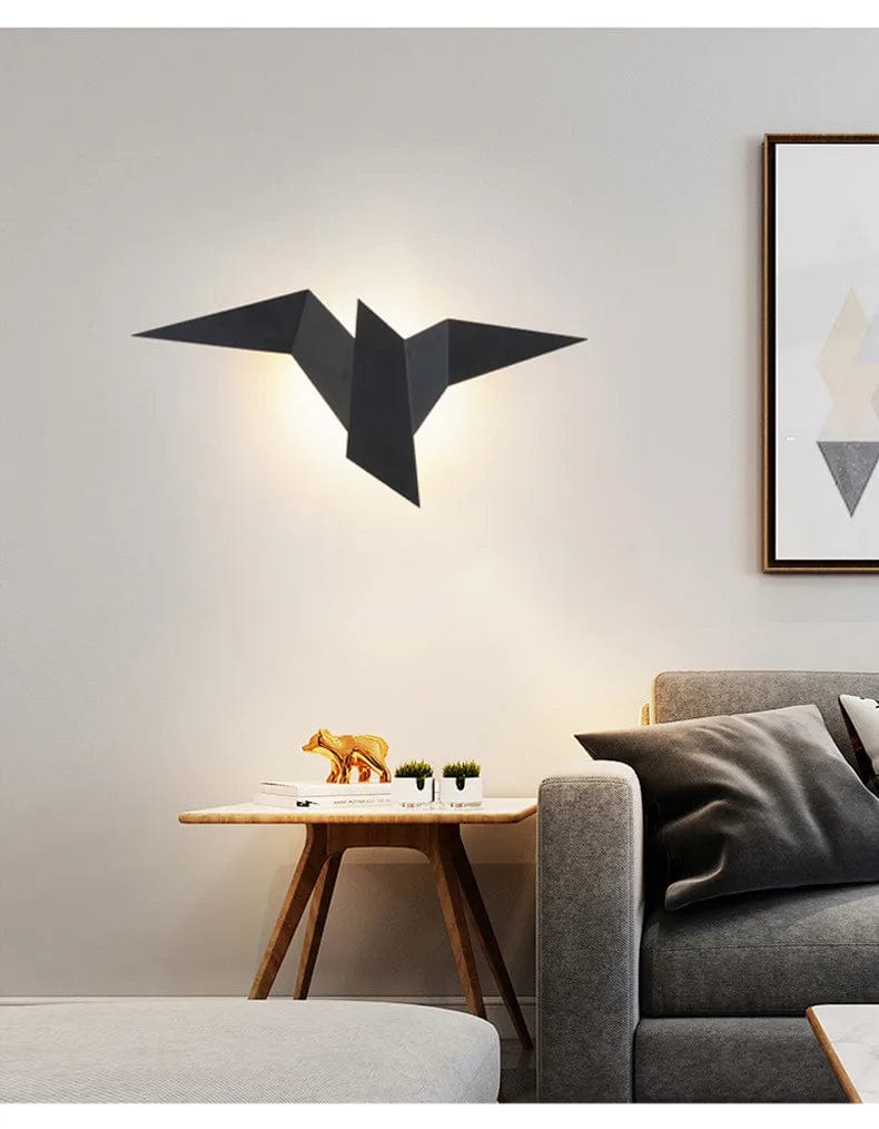 applique murale oiseau salon