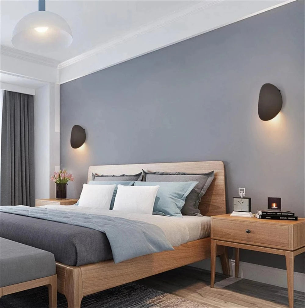 applique murale ronde design noir