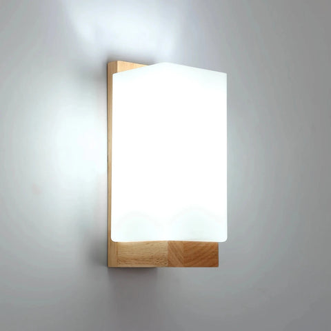 appliques bois et verre