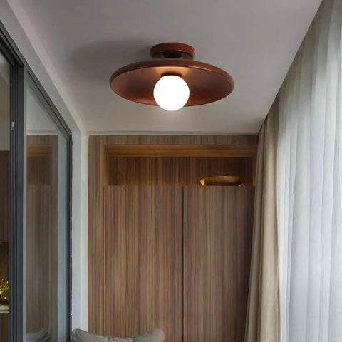 plafonnier en bois 
