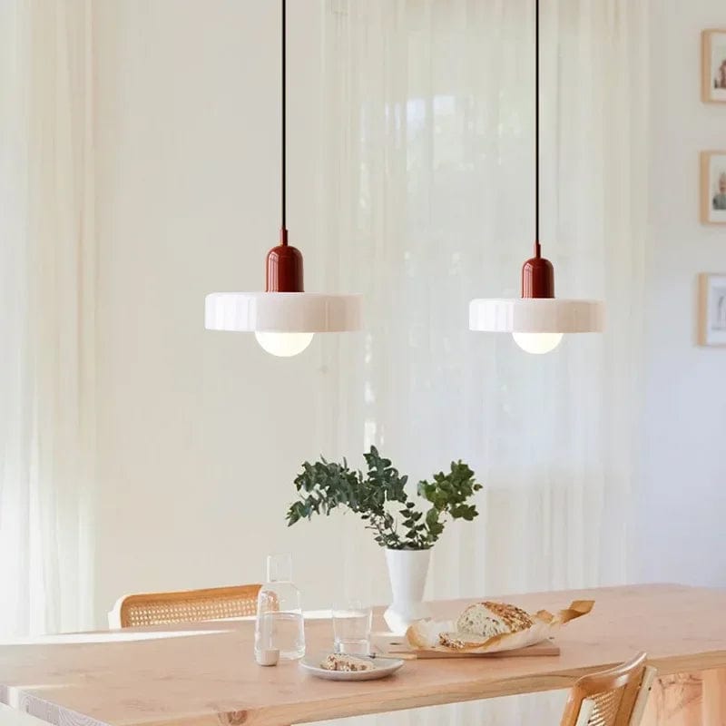 Plafonnier design de salon blanc