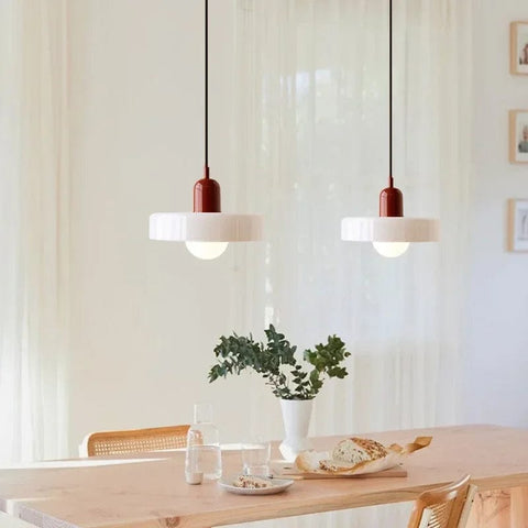 Plafonnier design de salon blanc