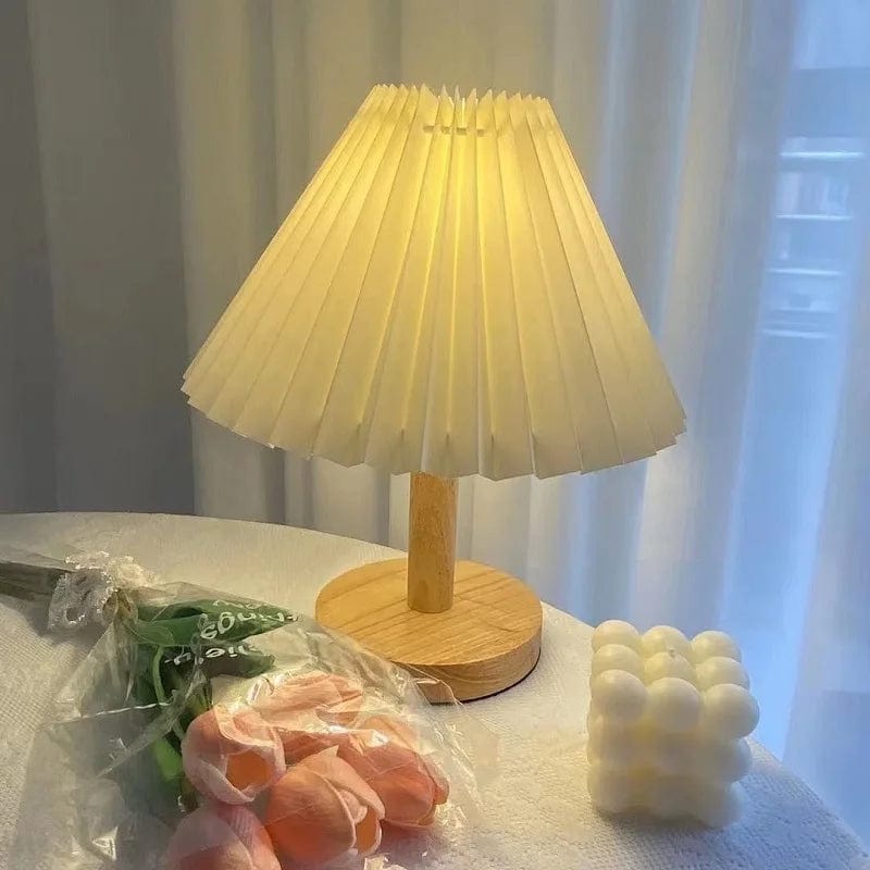 lampe de chevet bois