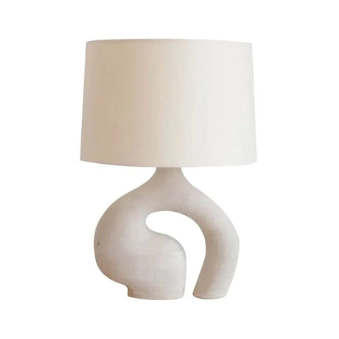 belle lampe design blanche