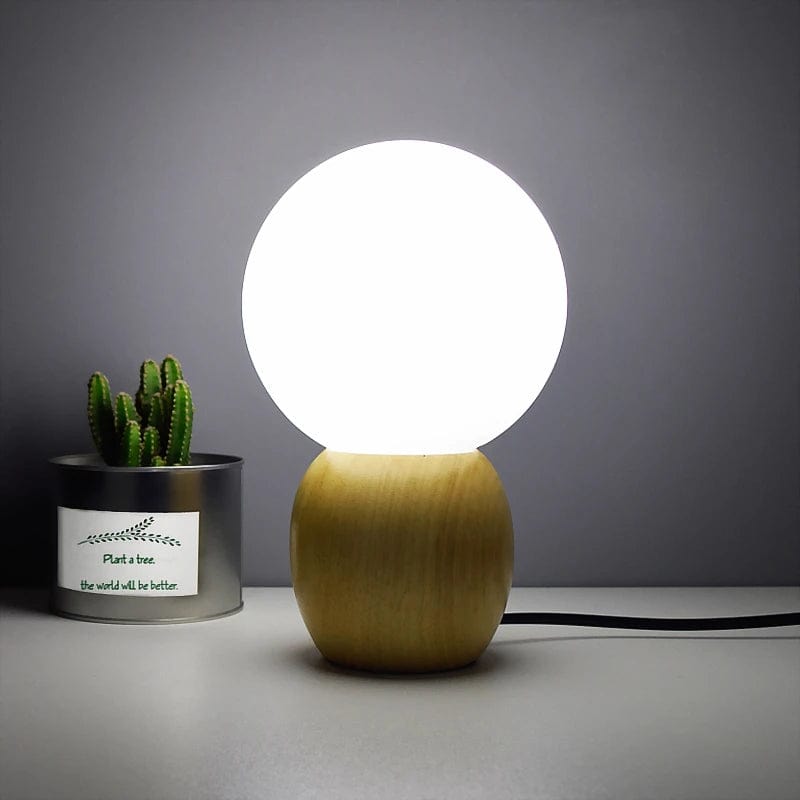 lampe en bois 