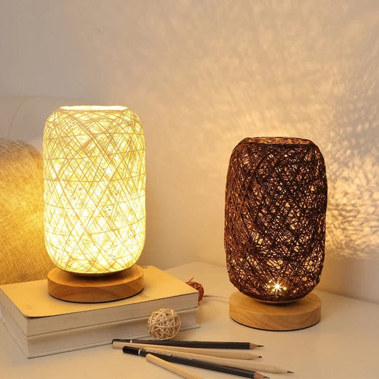des lampes en rotins