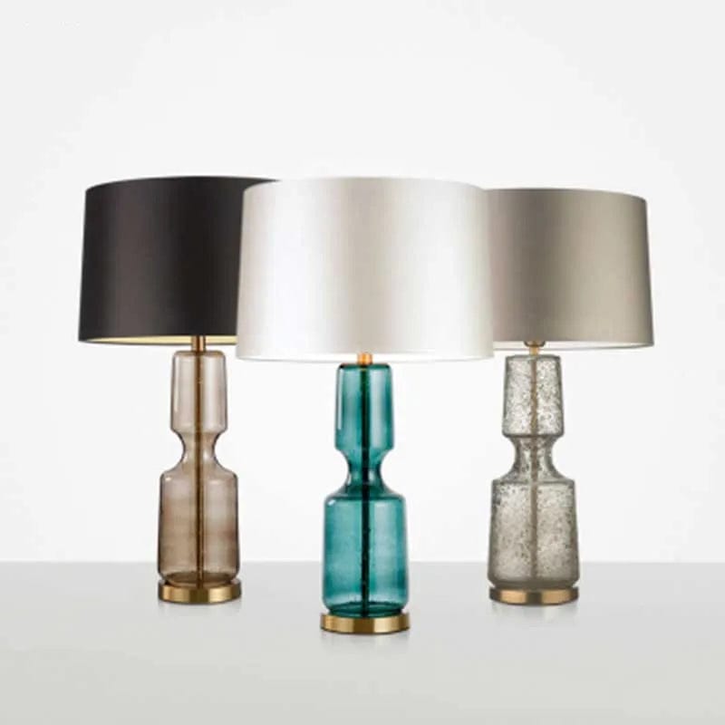 des lampes en verre