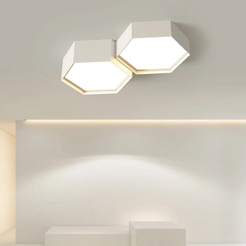 plafonnier design blanc