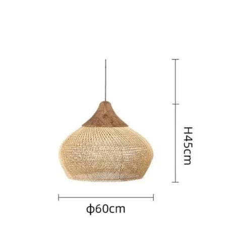 grand lustre rotin dimensions