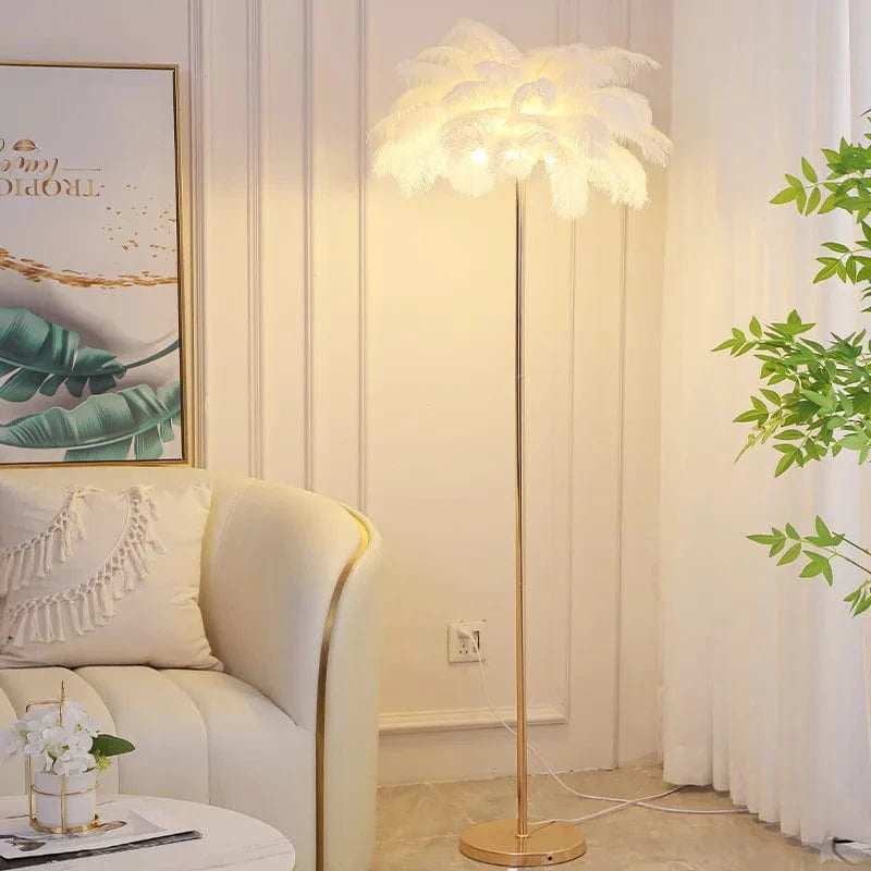 Lampadaire Plumes Autruche - EMU