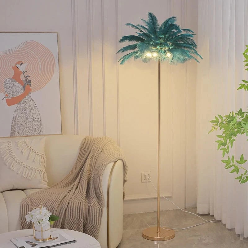 Lampadaire Plumes Autruche - EMU