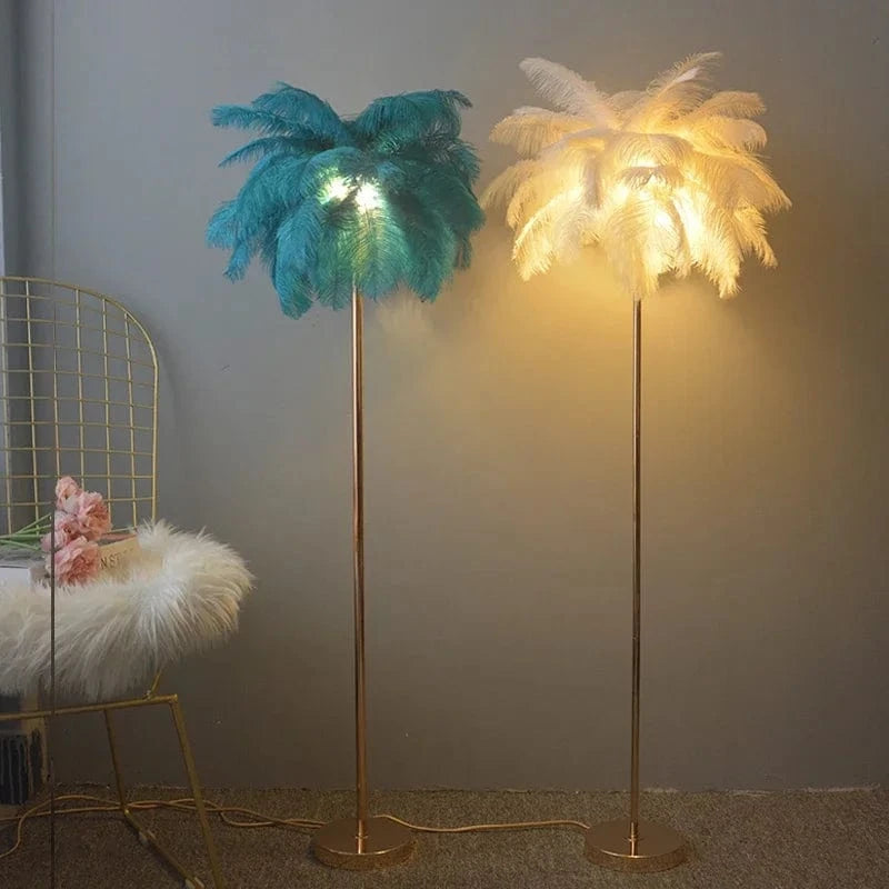 Lampadaire Plumes Autruche - EMU