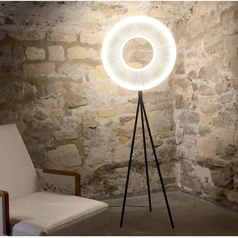 lampadaire cercle 