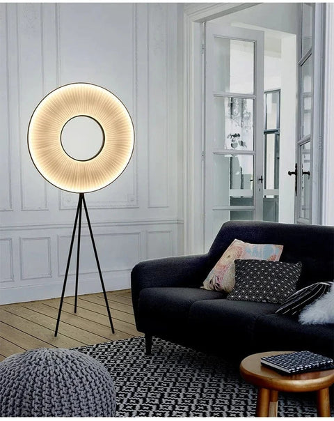 lampadaire en cercle