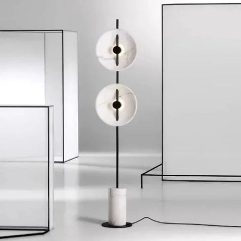 lampadaire en marbre interieur