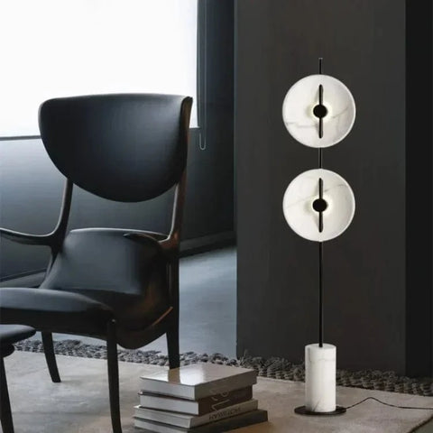 lampadaire en marbre salon
