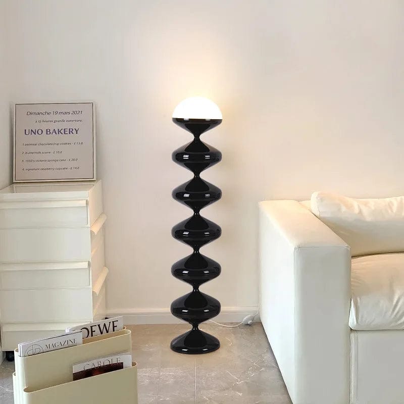 lampadaire scandinave noir