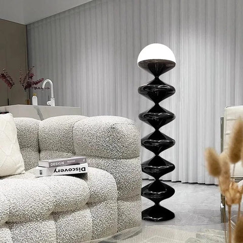 lampadaire scandinave noir salon