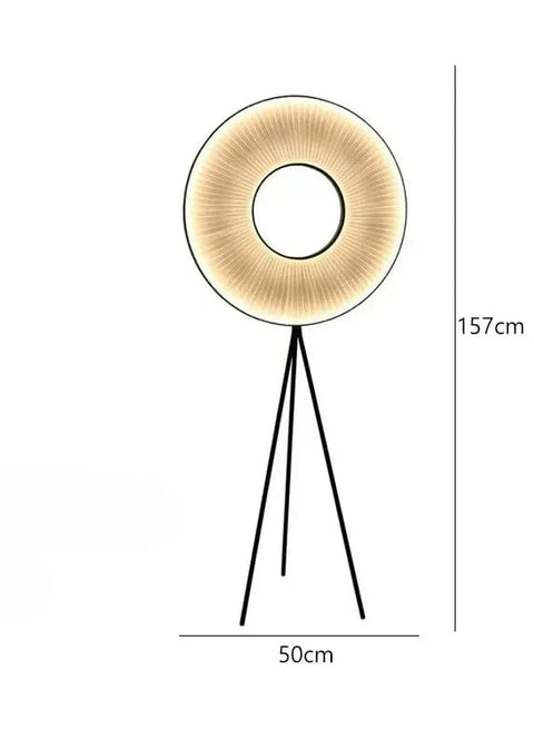 lampadaire tissu blanc