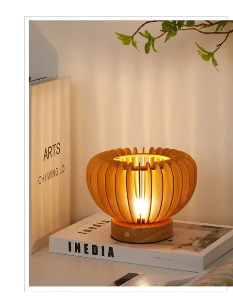 Lampe Design en Bois - CAROLINE