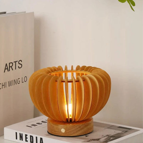 Lampe Design en Bois - CAROLINE