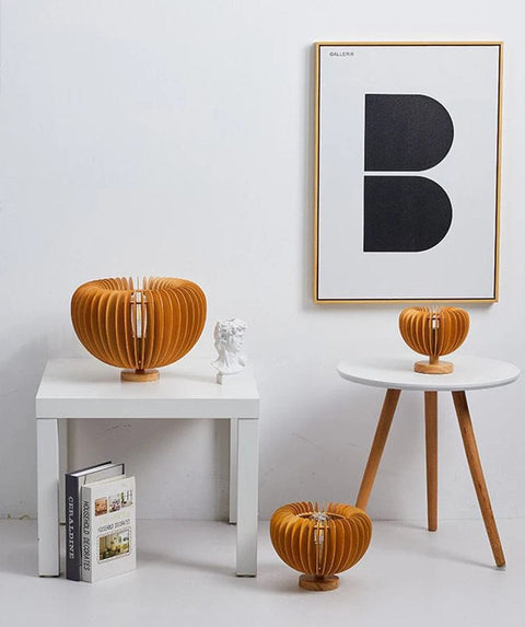 Lampe Design en Bois - CAROLINE