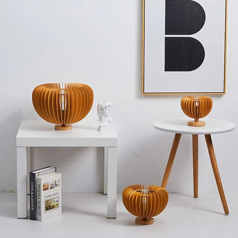 Lampe Design en Bois - CAROLINE