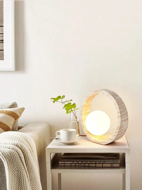 Lampe travertin - LOUISE