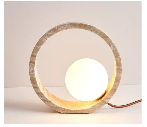 Lampe travertin - LOUISE
