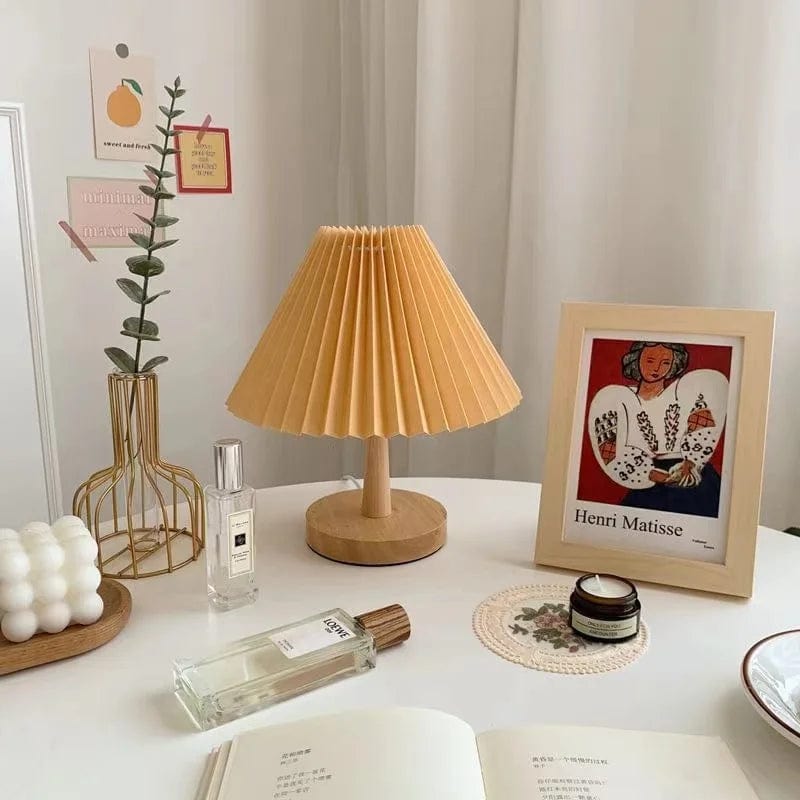 lampe de chevet bois 