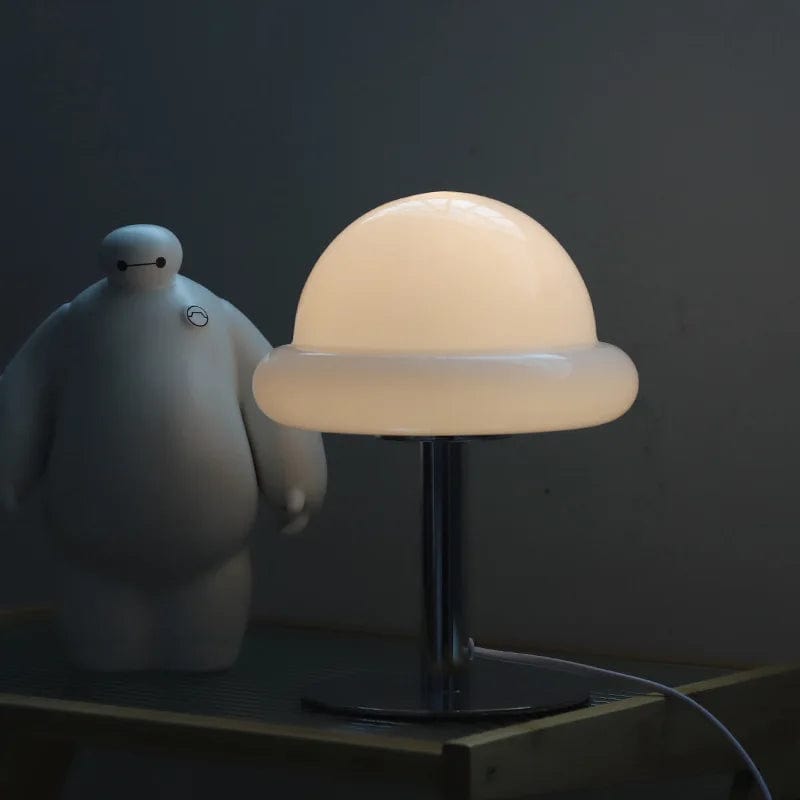 lampe champignon blanche