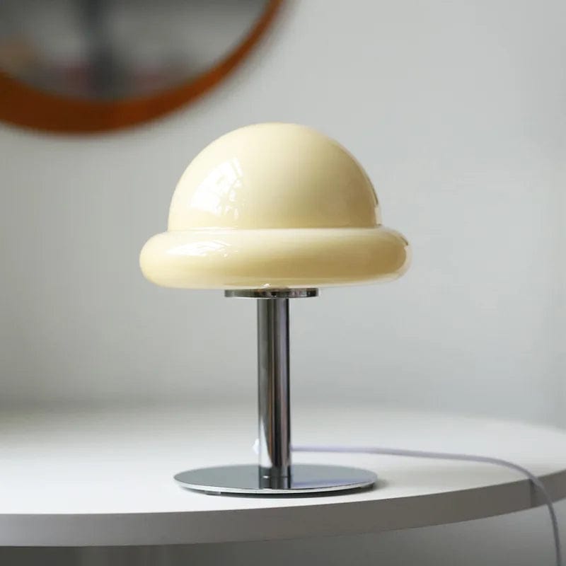 lampe champignon blanche