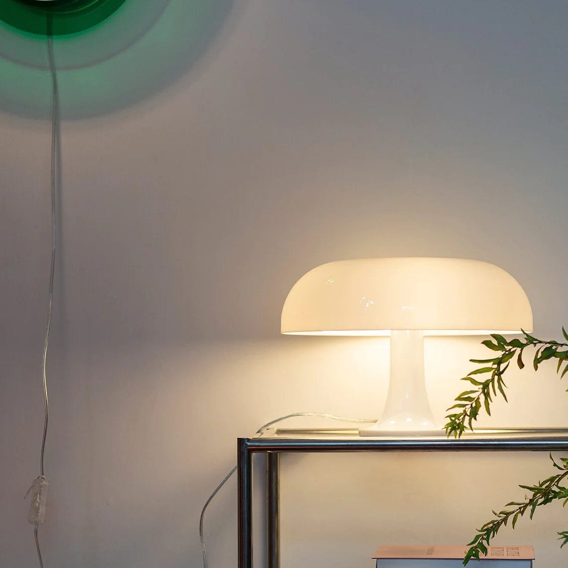 lampe champignon blanche