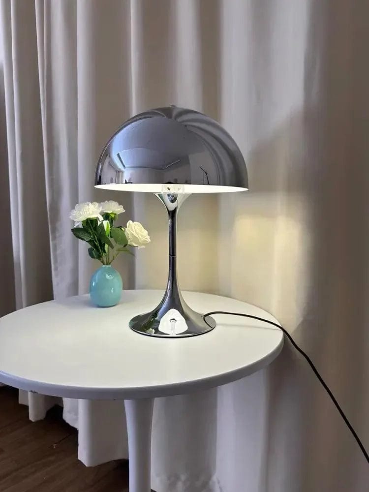 lampe champignon grise design