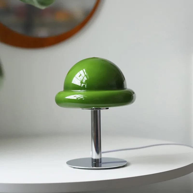 lampe champignon verte