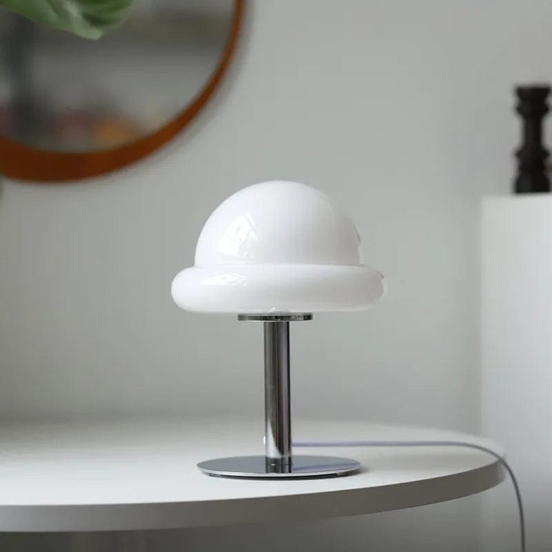 lampe champignon blanche