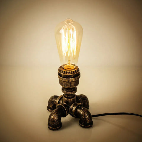 lampe de bureau industriel ancienne