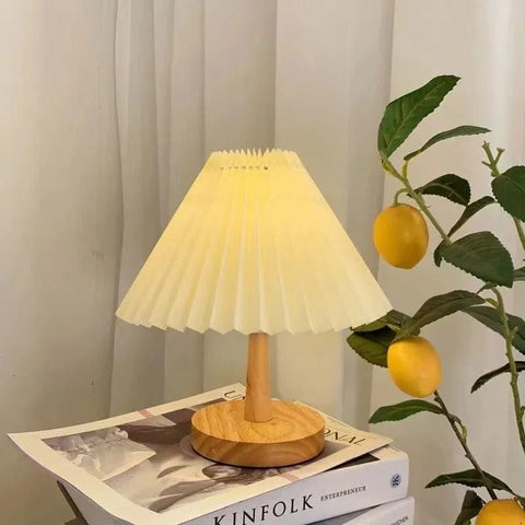 lampe de chevet bois