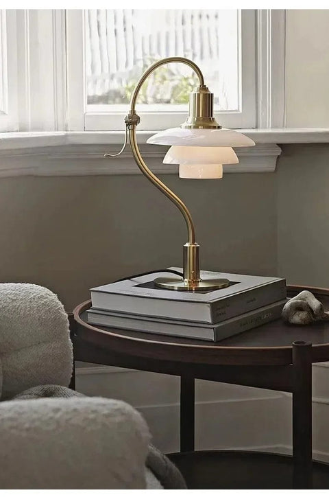 lampe de chevet design chromé