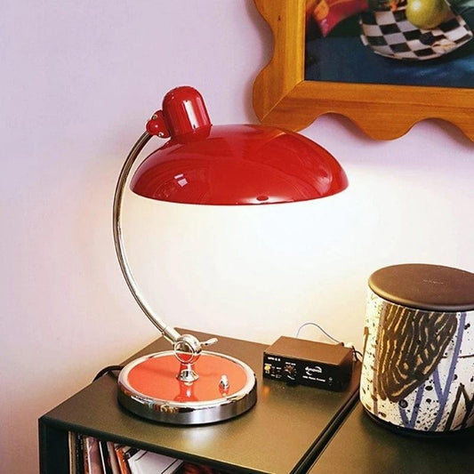 lampe de chevet design rouge 