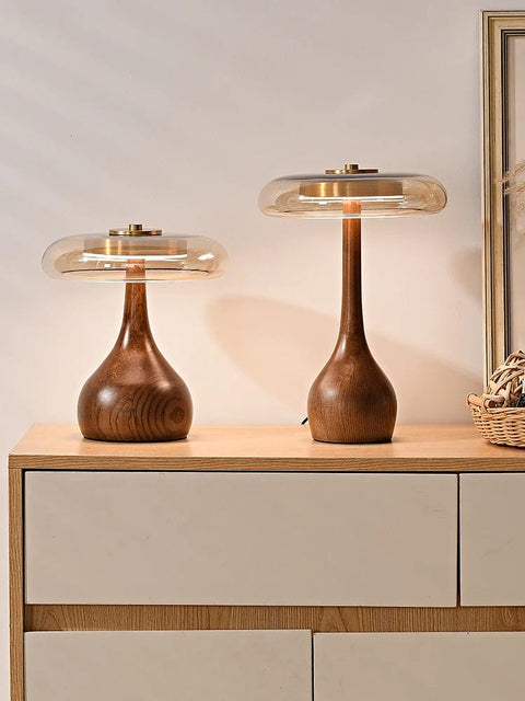 lampe de chevet bois